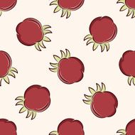 vegetable icon 10 seamless pattern N2