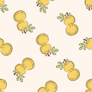 vegetable icon 10 seamless pattern N4