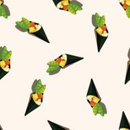 sushi seamless pattern N12