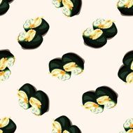 sushi seamless pattern N13