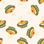 Egg board seamless pattern