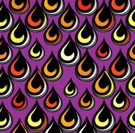 Water drop abstract seamless pattern