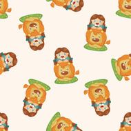 The Wizard of Oz cartoon seamless pattern