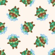 Carnival Dancer seamless pattern