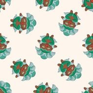 Carnival Dancer seamless pattern N6