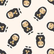 pastor and nun seamless pattern N6