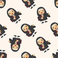 pastor and nun seamless pattern N7