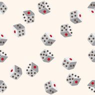 casino dice seamless pattern