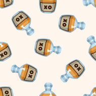 Wine seamless pattern N4
