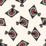 casino darts seamless pattern