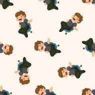 Office workers seamless pattern N12