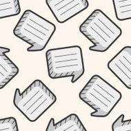 message icon seamless pattern