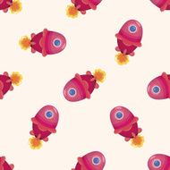 spaceship seamless pattern