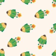 spaceship seamless pattern N2