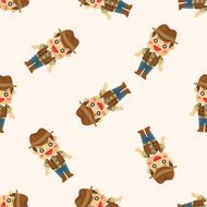 Cowboy seamless pattern N2
