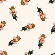 Cowboy seamless pattern N5