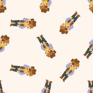 Cowboy seamless pattern N6