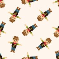 Cowboy seamless pattern N7