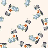 Robot seamless pattern N2