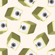Safety Deposit Box seamless pattern