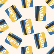 credit card seamless pattern