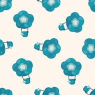 style hot air balloon seamless pattern N9