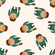 Office workers seamless pattern N28