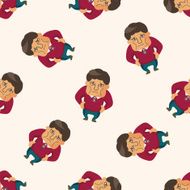 Office workers seamless pattern N31