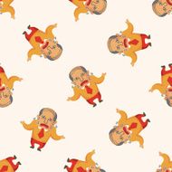 Office workers seamless pattern N36