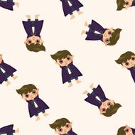 party cartoon costume seamless pattern N8