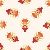 party cartoon costume seamless pattern N9