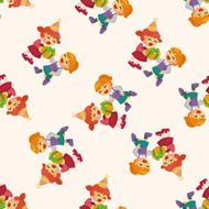 people celebrate the birthday seamless pattern