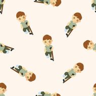 patient seamless pattern N10