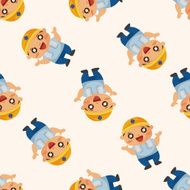 worker seamless pattern N7