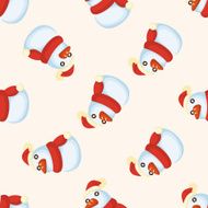weather snowy seamless pattern