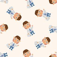 Office workers seamless pattern N37