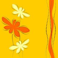 Floral background N785