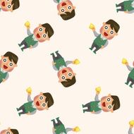 Office workers seamless pattern N41