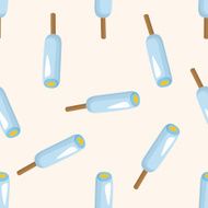 ice cream cartoon seamless pattern