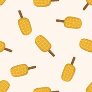 ice cream cartoon seamless pattern N3