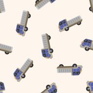 truck seamless pattern N6