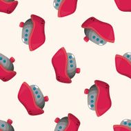 Transportation boat seamless pattern N3