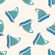 Transportation boat seamless pattern N5
