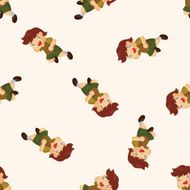 jumping person seamless pattern N7