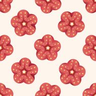 sea animal starfish cartoon seamless pattern