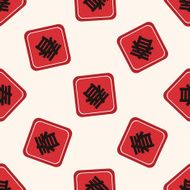 Chinese New Year word &quot;Chun&quot; festival c seamless pattern