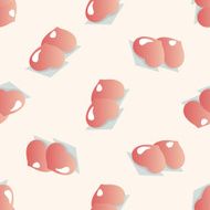 Chinese New Year peaches of immortality Peaches seamless pattern