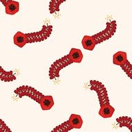 &quot; Wish spring comes&quot; Chinese firecrackers seamless pattern N2