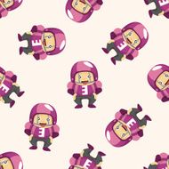 football player seamless pattern N10