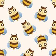 bug cartoon seamless pattern
